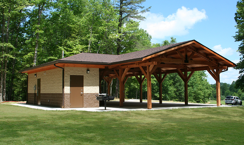 Twins Falls State Park Picnic Shelter, Mullins, WV