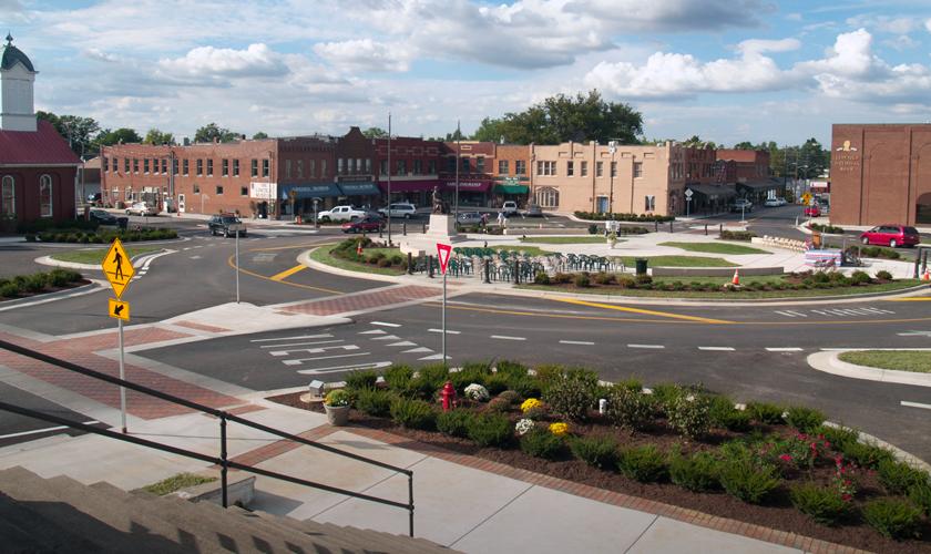 Hodgenville Downtown Revitalization and Roundabout, Hodgenville, KY