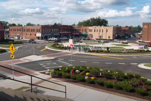 Hodgenville Downtown Revitalization and Roundabout, Hodgenville, KY