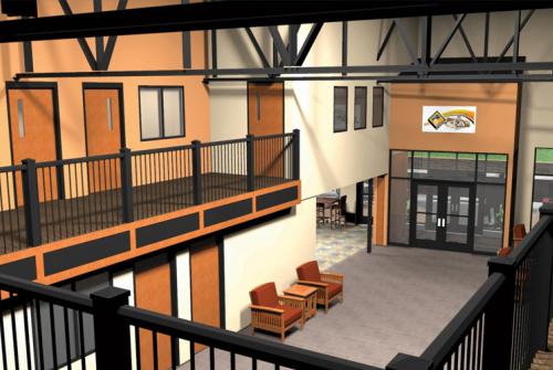 Coal Heritage Discovery Center Interior Rendering; Mt. Hope, WV