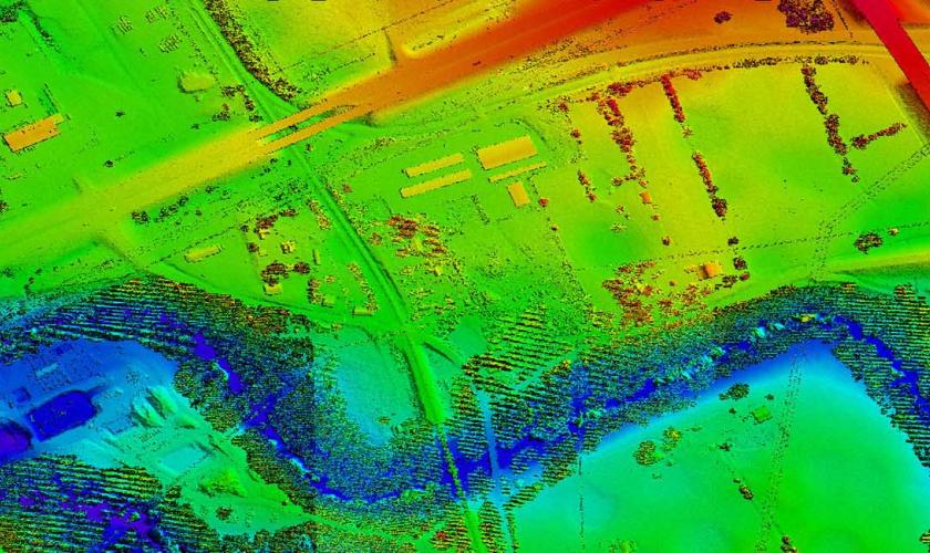 LiDAR Combined Points, Marion County, WV